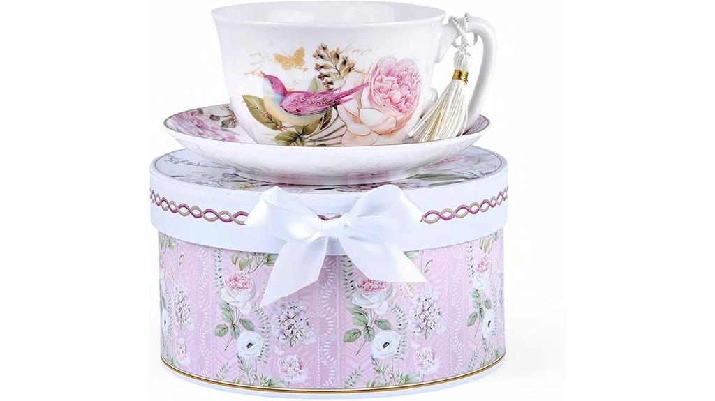 elegant bone china set