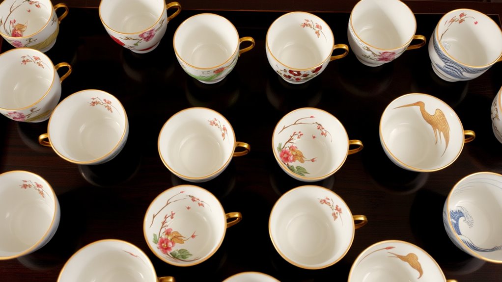 elegant japanese tea sets