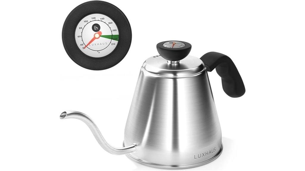 elegant kettle with thermometer