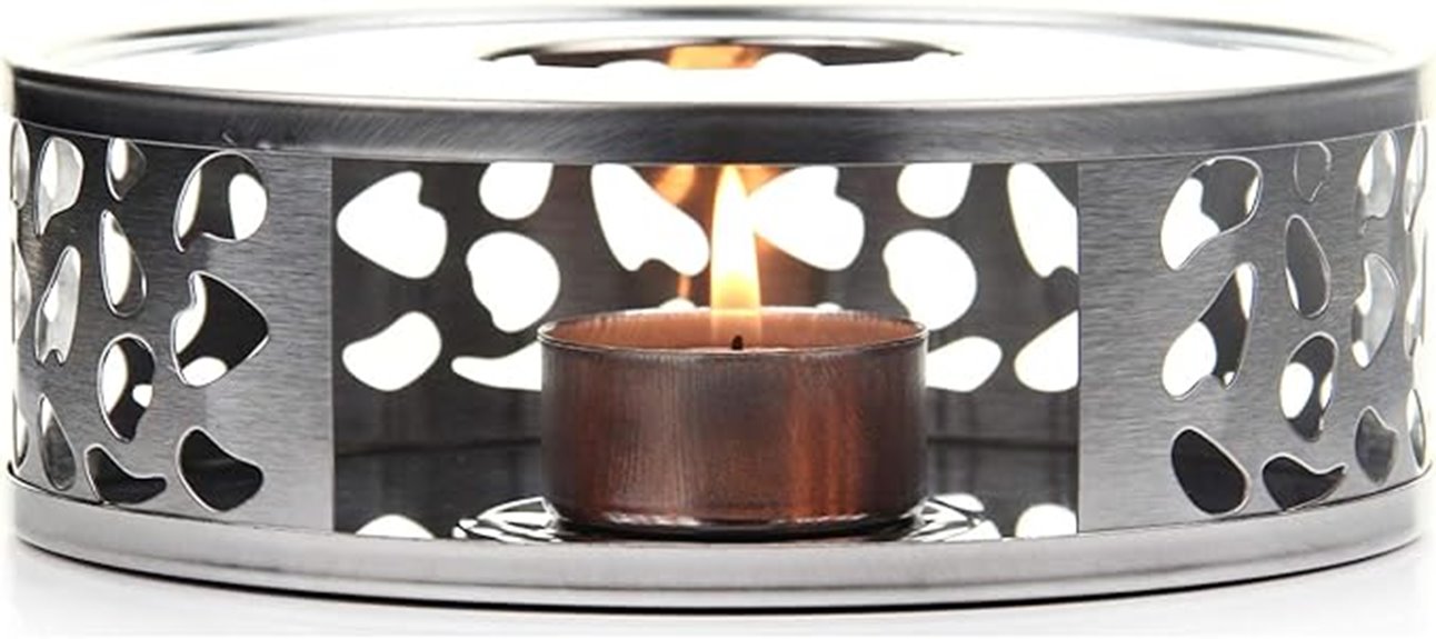 elegant silhouette tea warmer