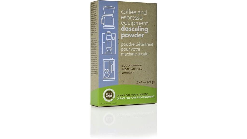 espresso machine descaling powder