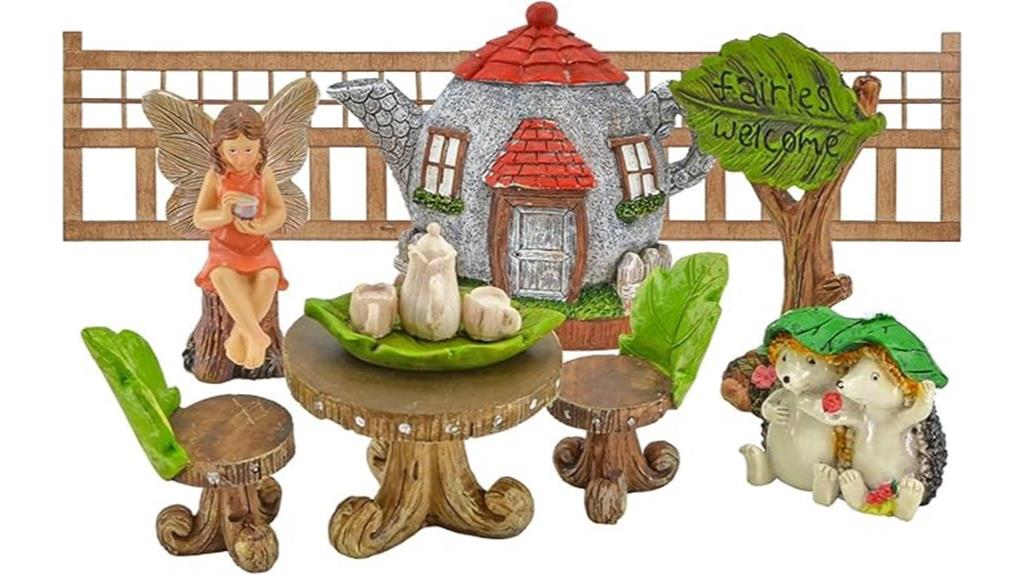 fairy garden tea party