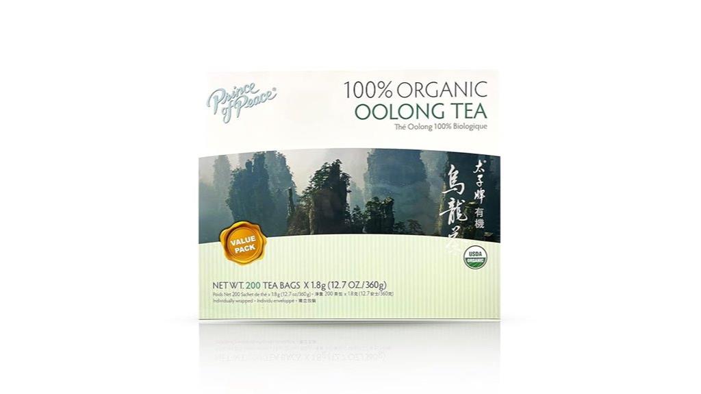 family size oolong tea