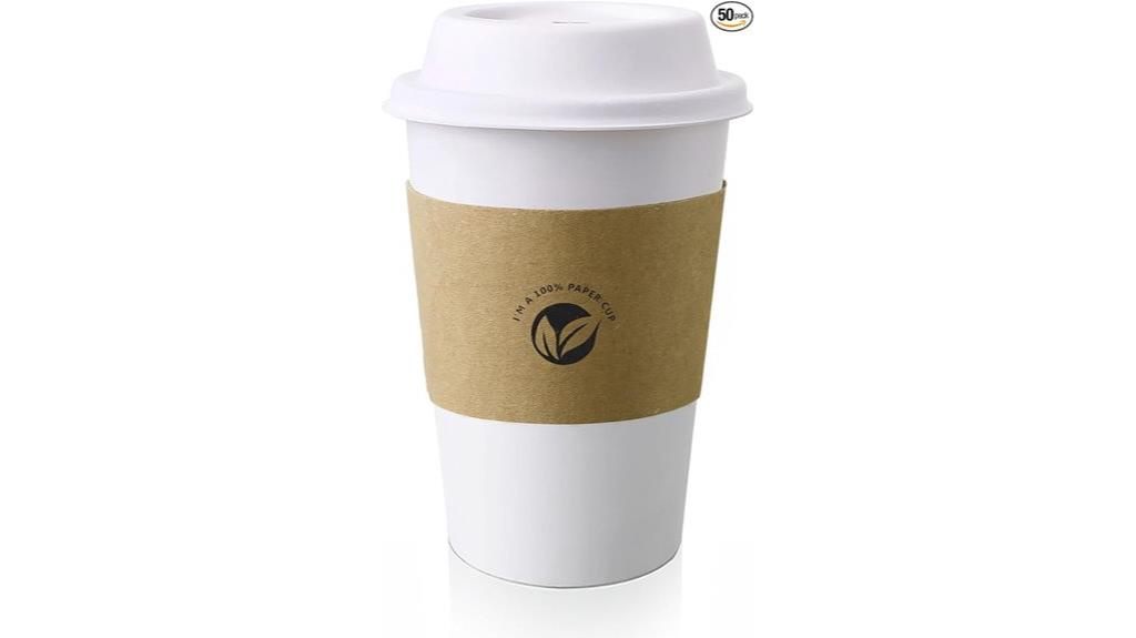 fifty 16oz compostable cups