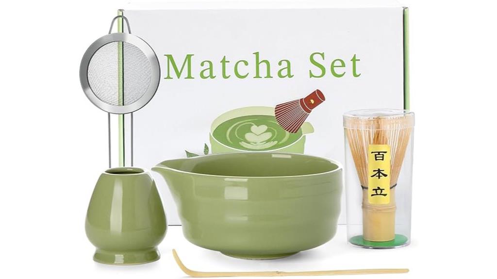 five piece matcha whisk set
