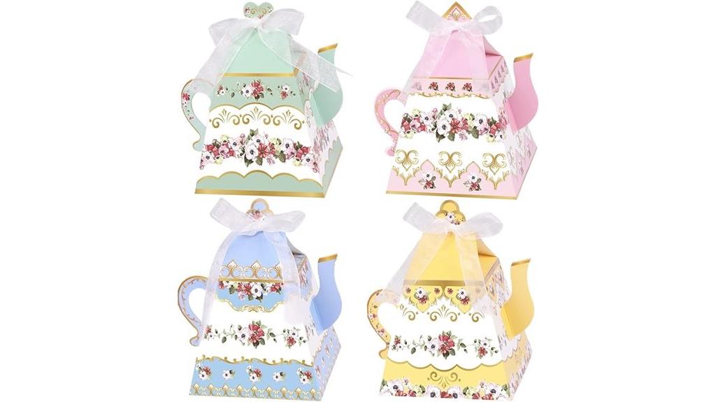 flower tea party boxes