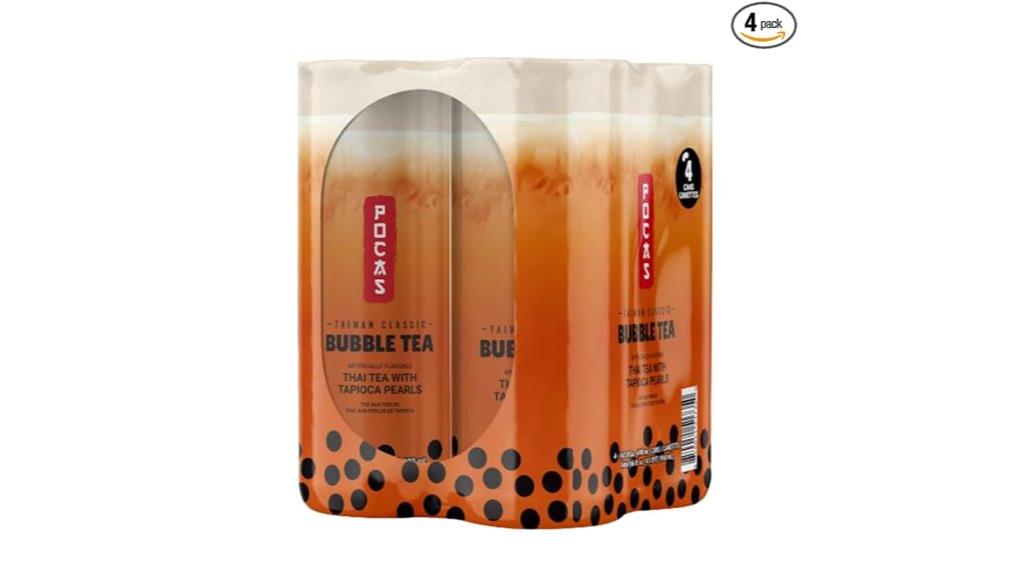 four pack bubble tea