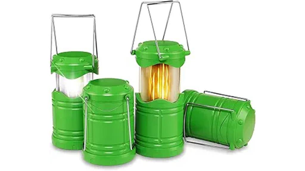 four pack led lanterns