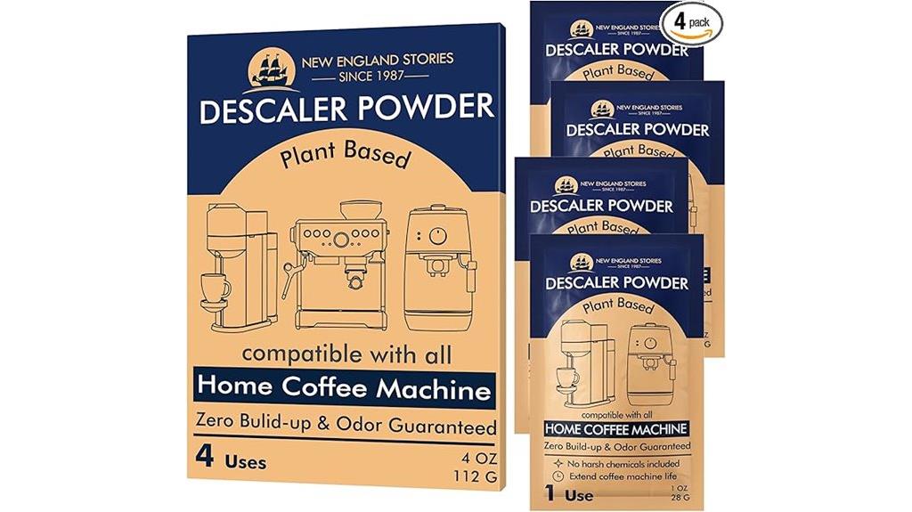 four use coffee machine descaler