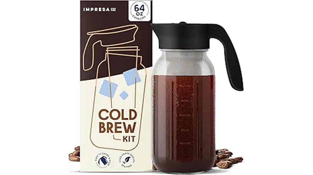glass cold brew pitcher