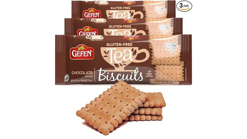 gluten free chocolate tea biscuits