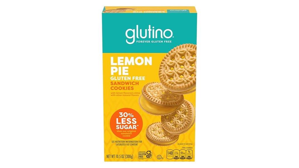 gluten free lemon pie cookies