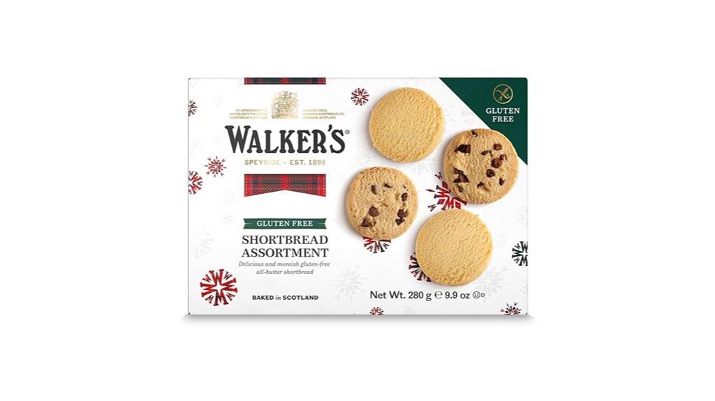 gluten free shortbread cookie box