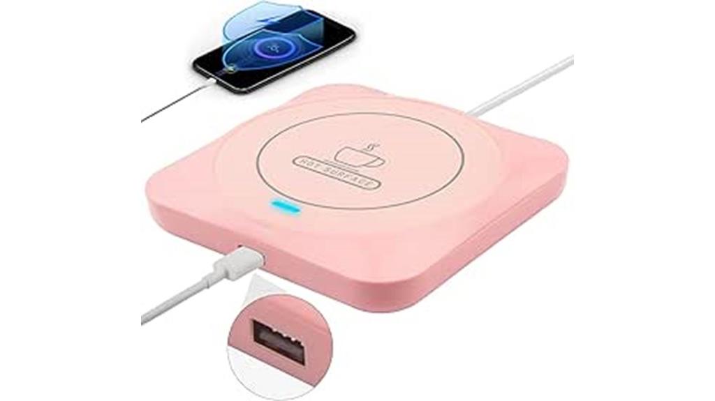 gravity activated usb mug warmer