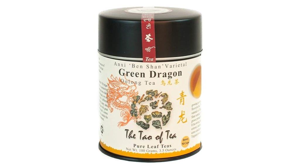 green dragon oolong tea