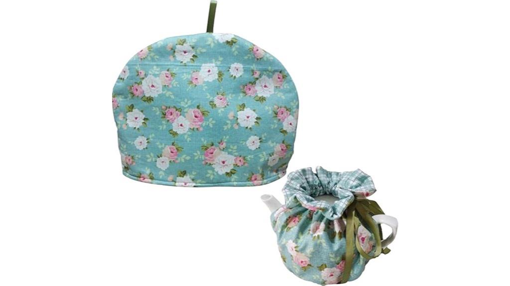 green insulated tea cozy