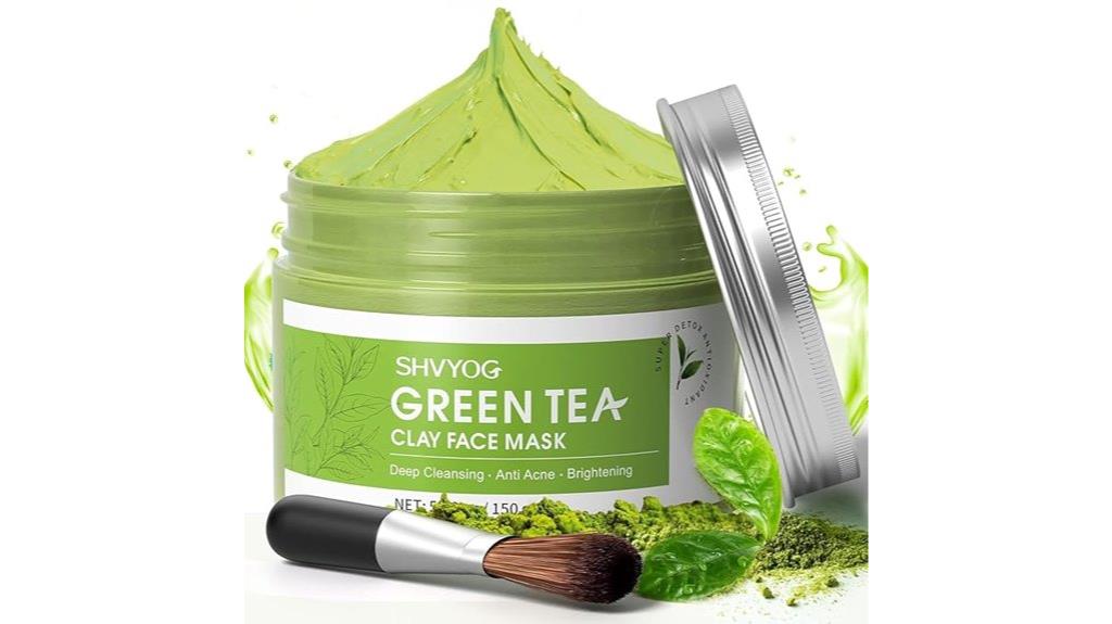 green tea mud mask