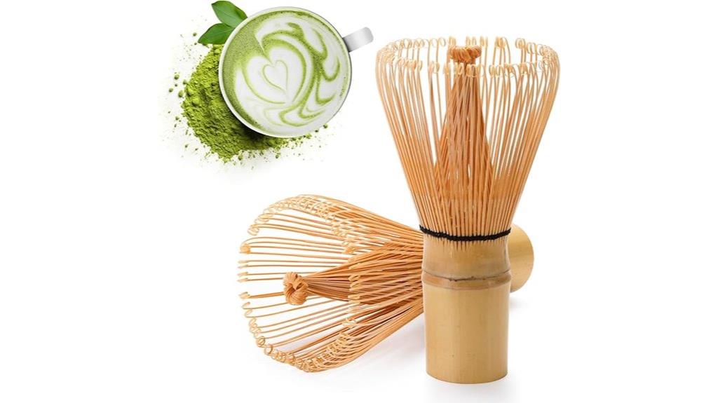 handcrafted bamboo matcha whisk