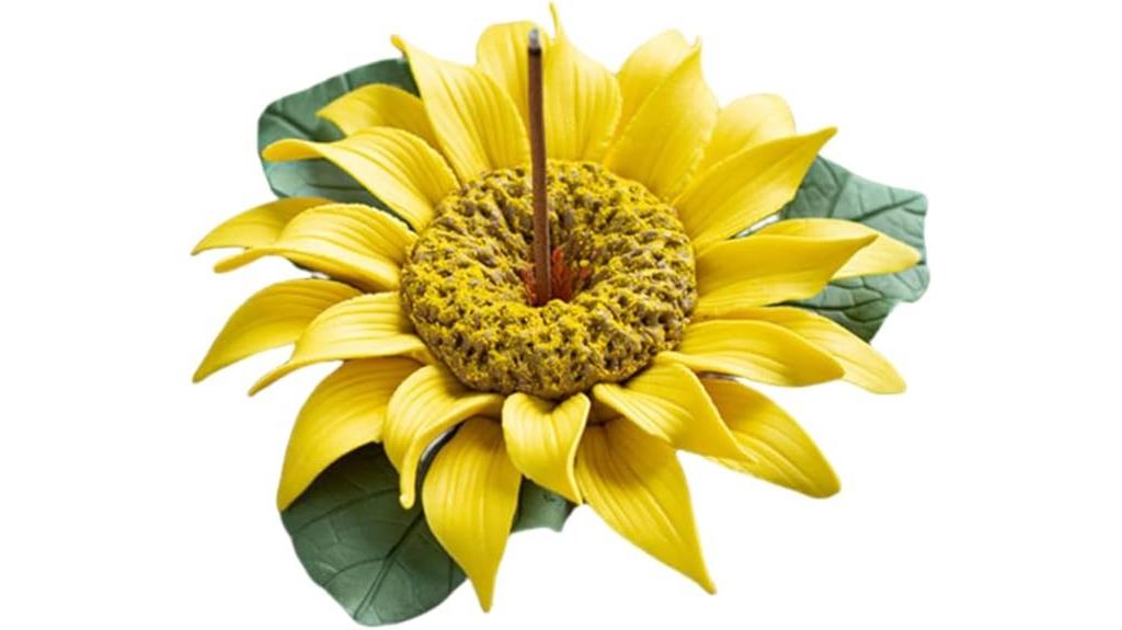 handmade floral incense holder