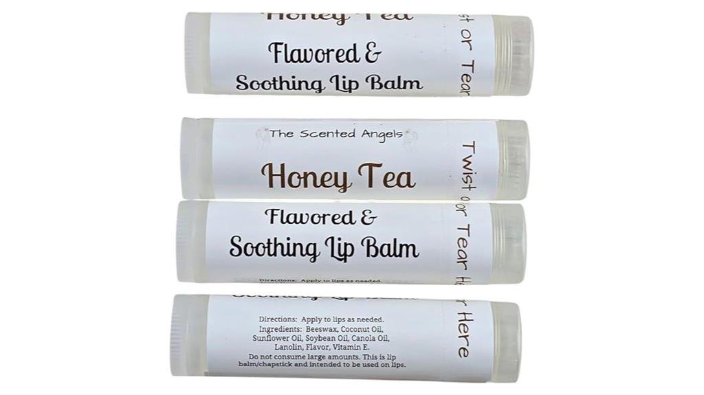 handmade honey lip balm