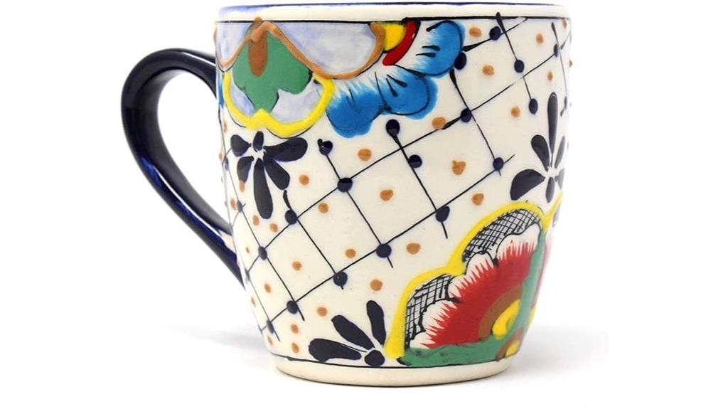 handmade mexican pottery mug