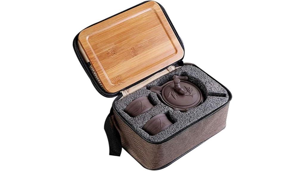 handmade yixing tea set