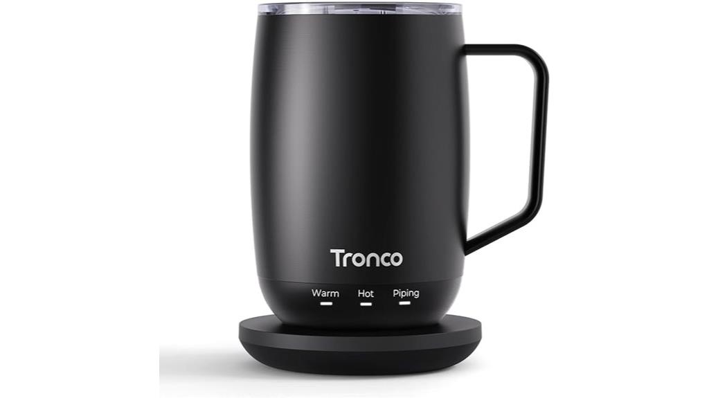 heated 14 oz rechargeable mug