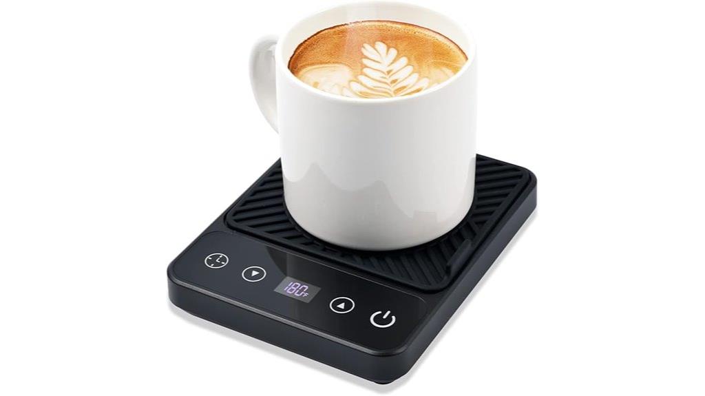 heated coffee mug with timer