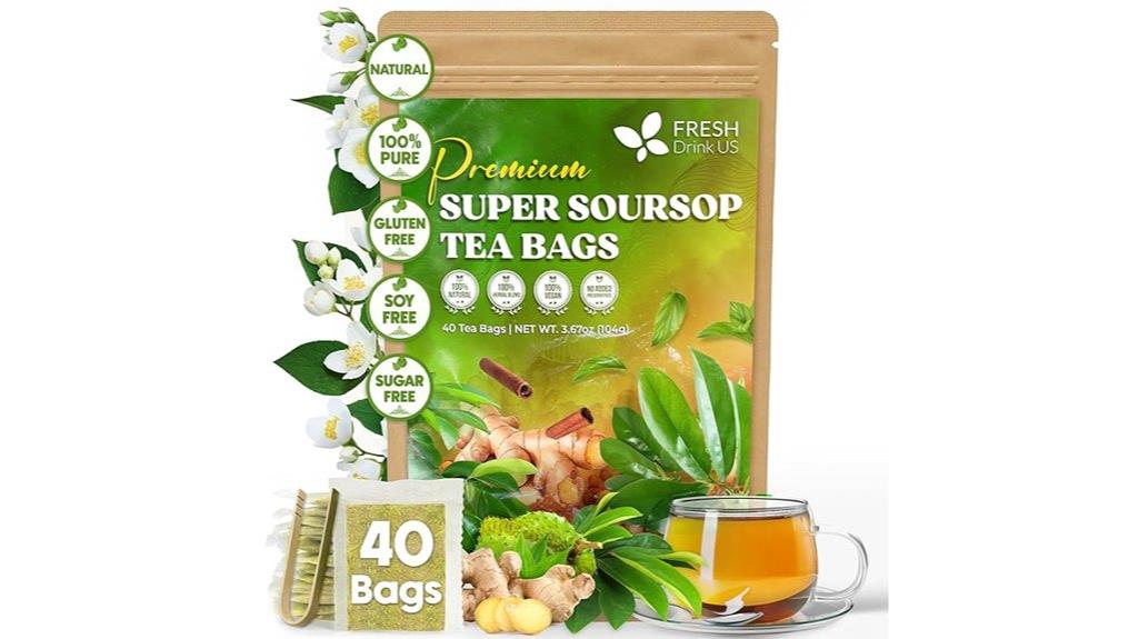 herbal soursop tea bags