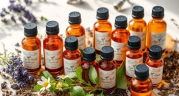herbal tea oil sets