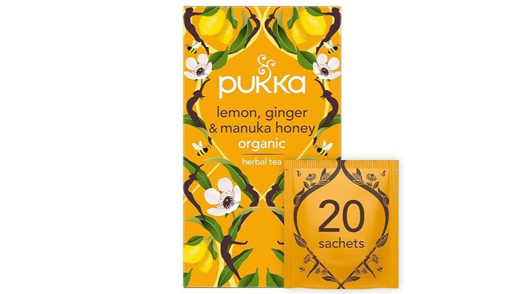 herbal tea with lemon