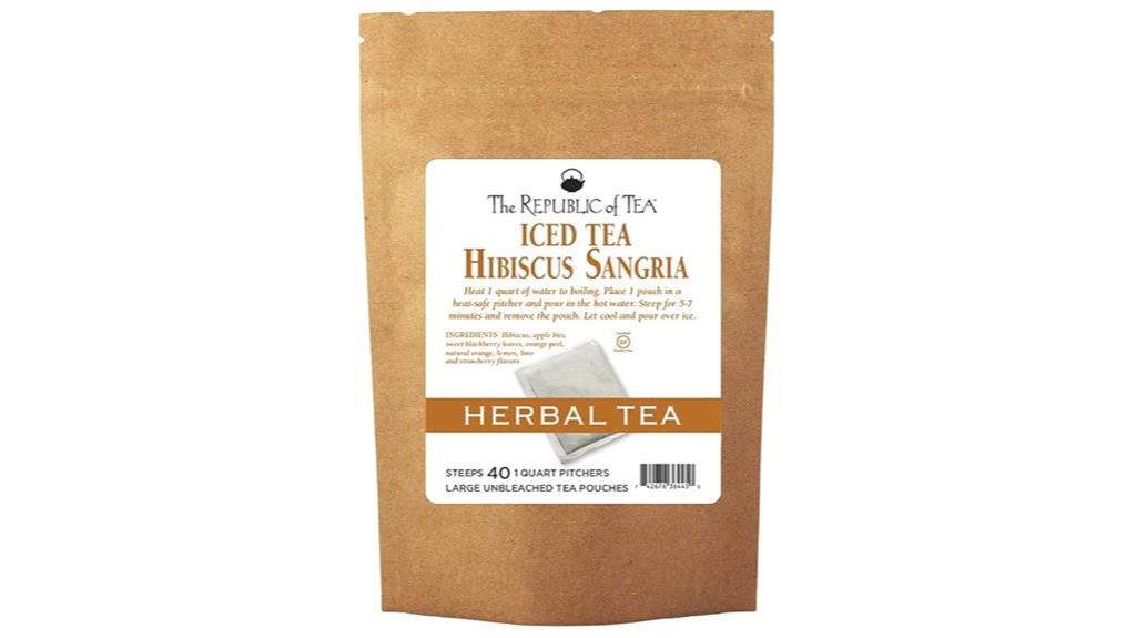 hibiscus sangria iced tea