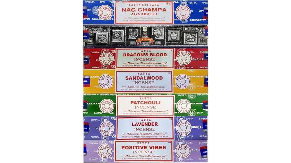 incense gift set packaging