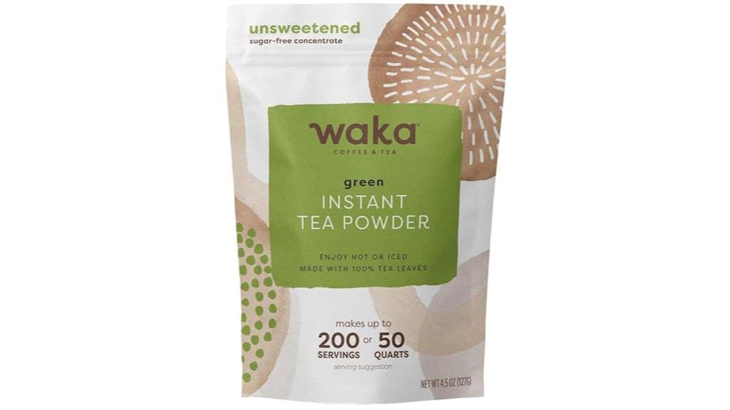 instant green tea mix