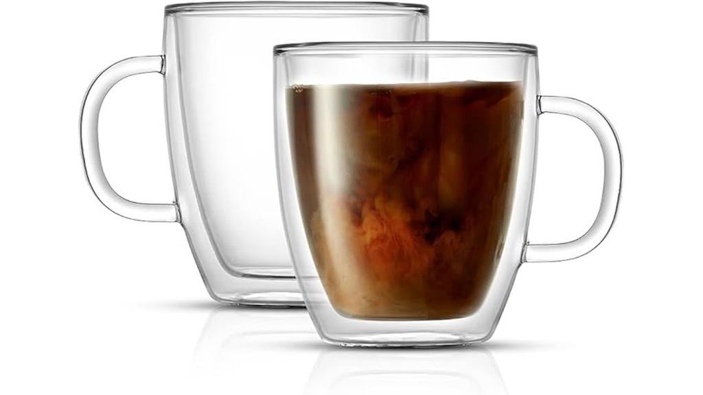 insulated double wall glasses