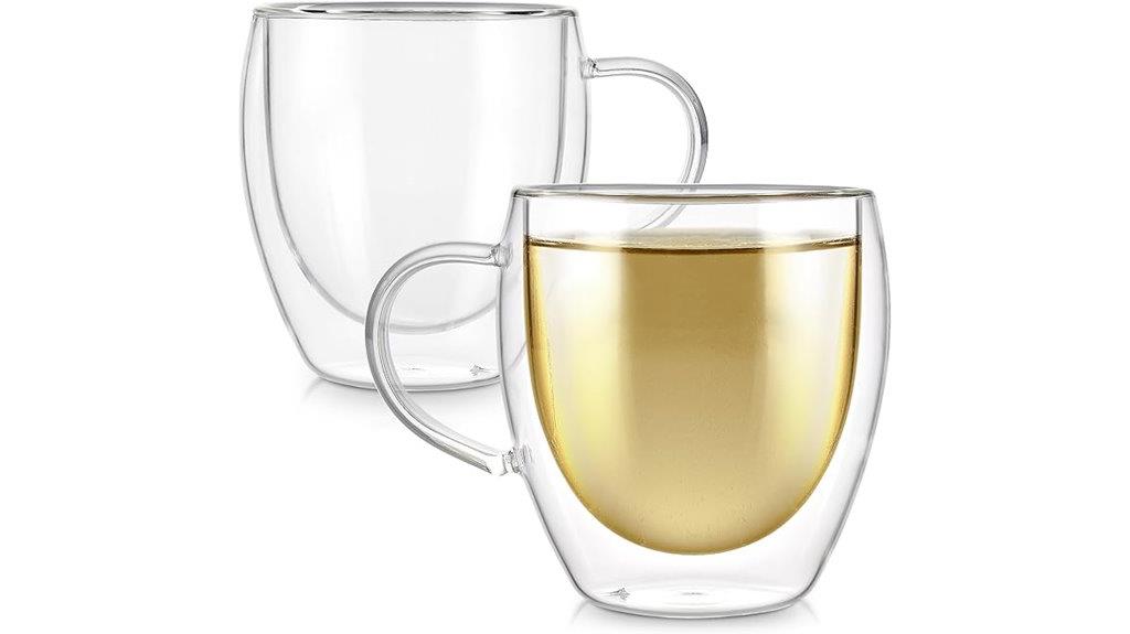 insulated double walled glasses