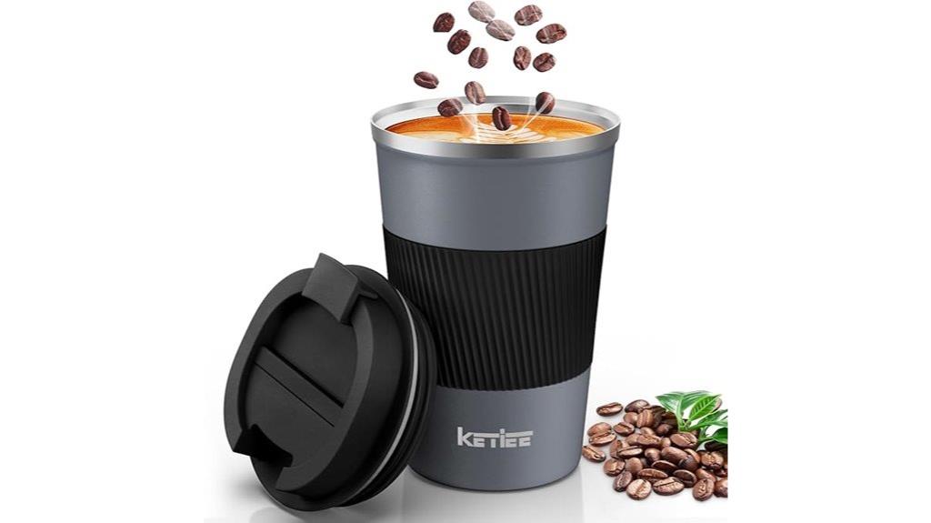 insulated spill proof travel mug