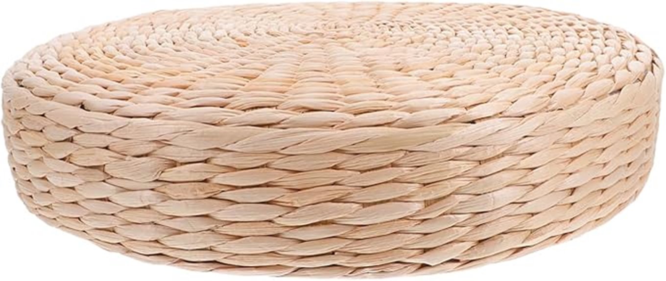 japanese straw cushion for tea