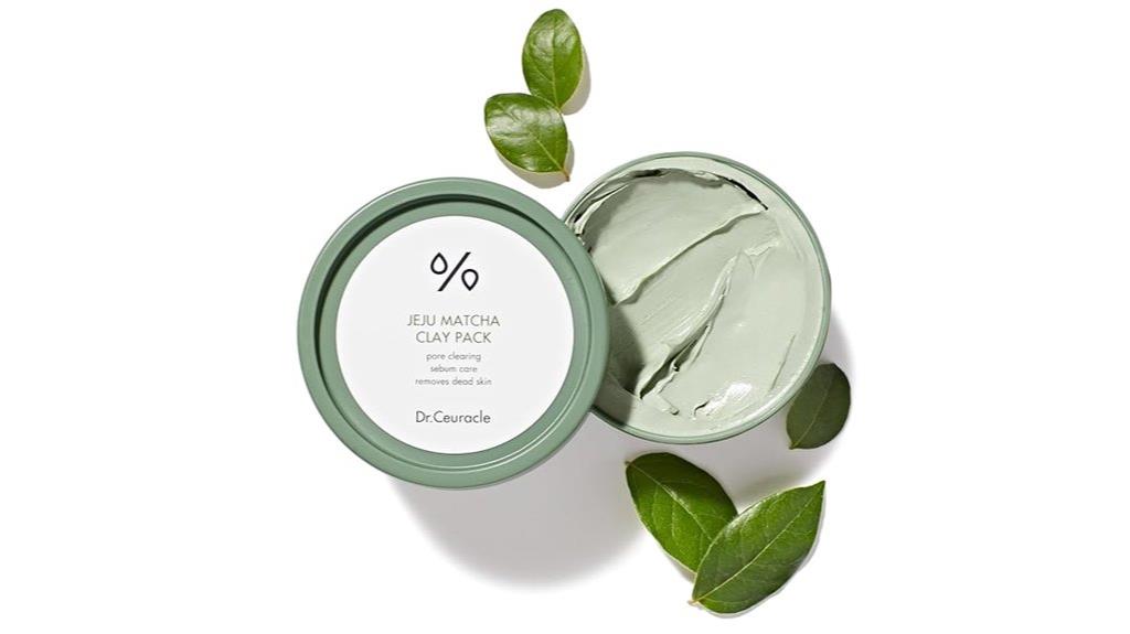 jeju matcha clay pack