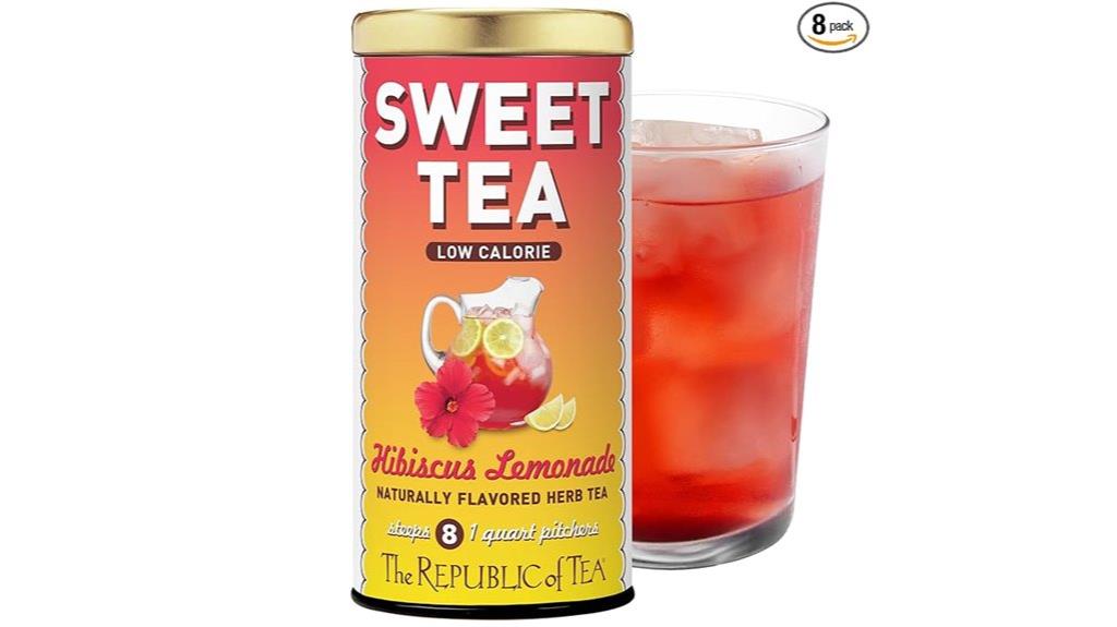 keto hibiscus lemonade