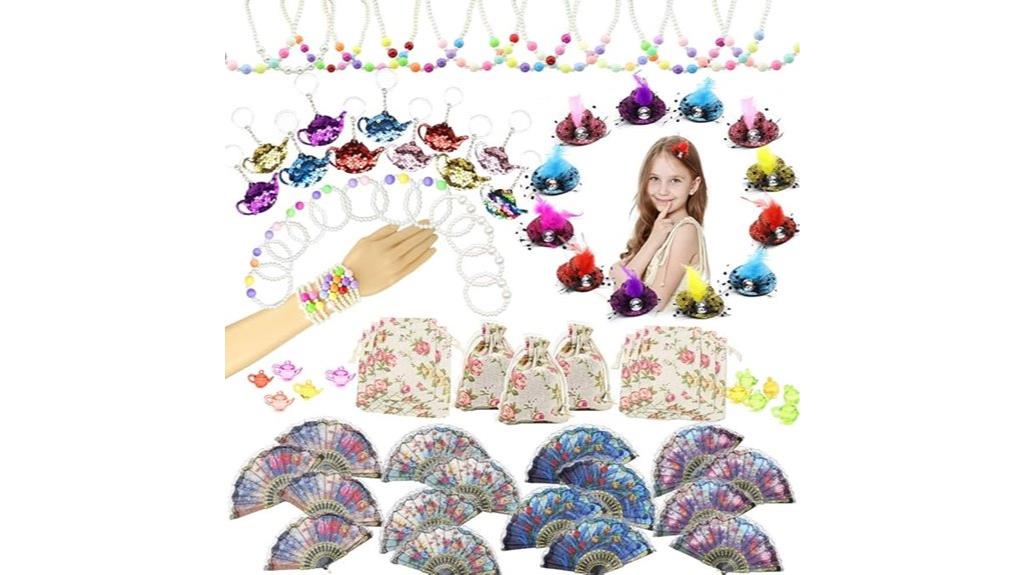 kids tea party favor set