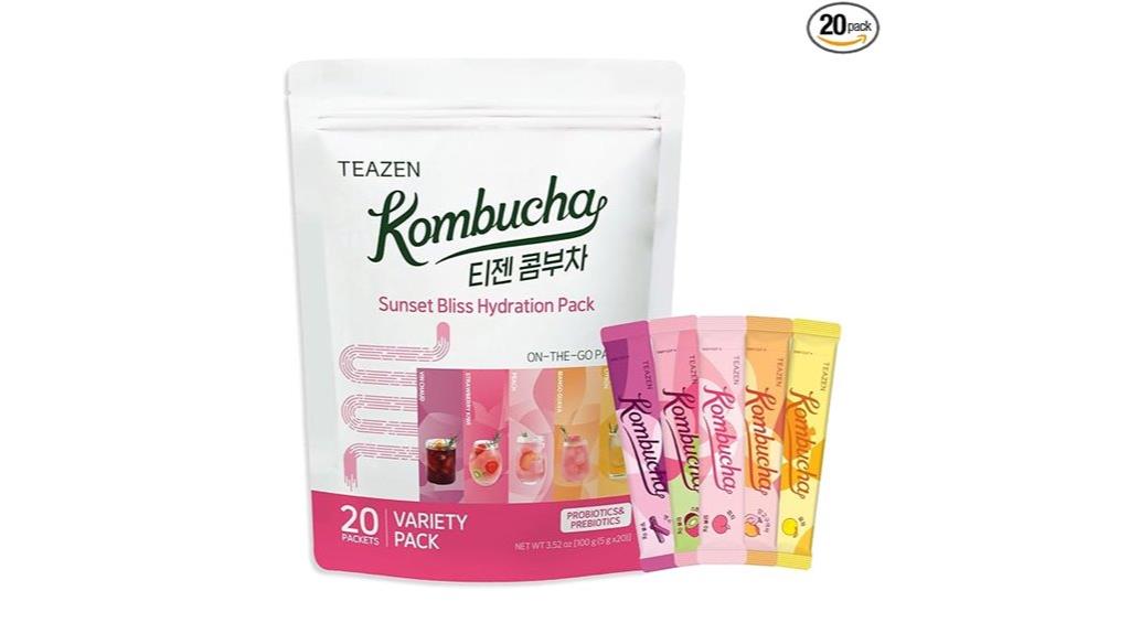 kombucha tea hydration sticks