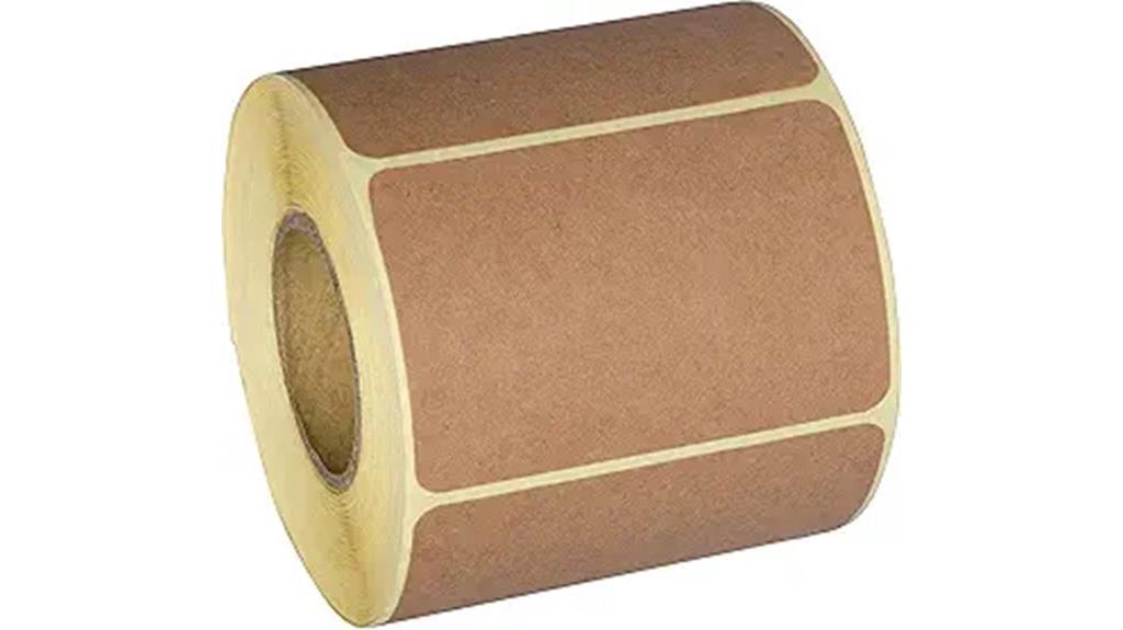 kraft sticker roll pack