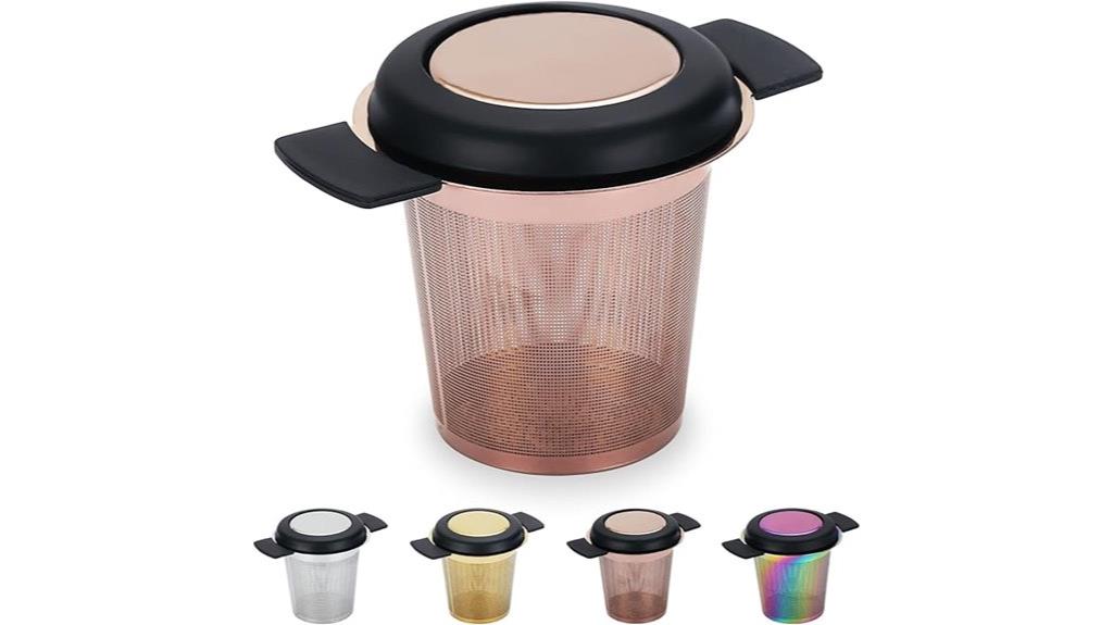 kyraton rose gold tea infuser