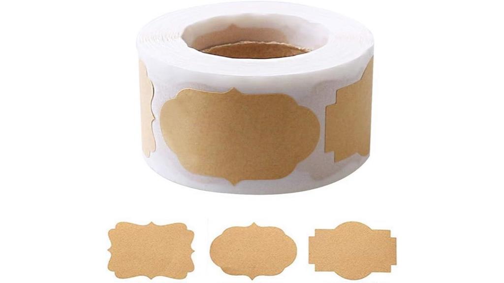 large gift tag stickers