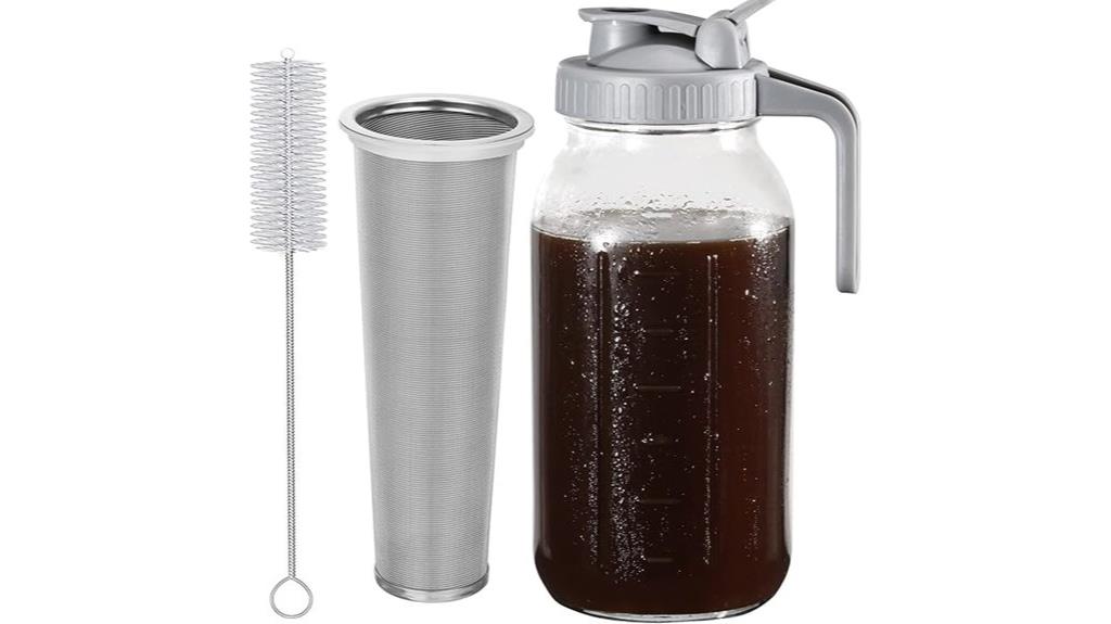 large mason jar brewer