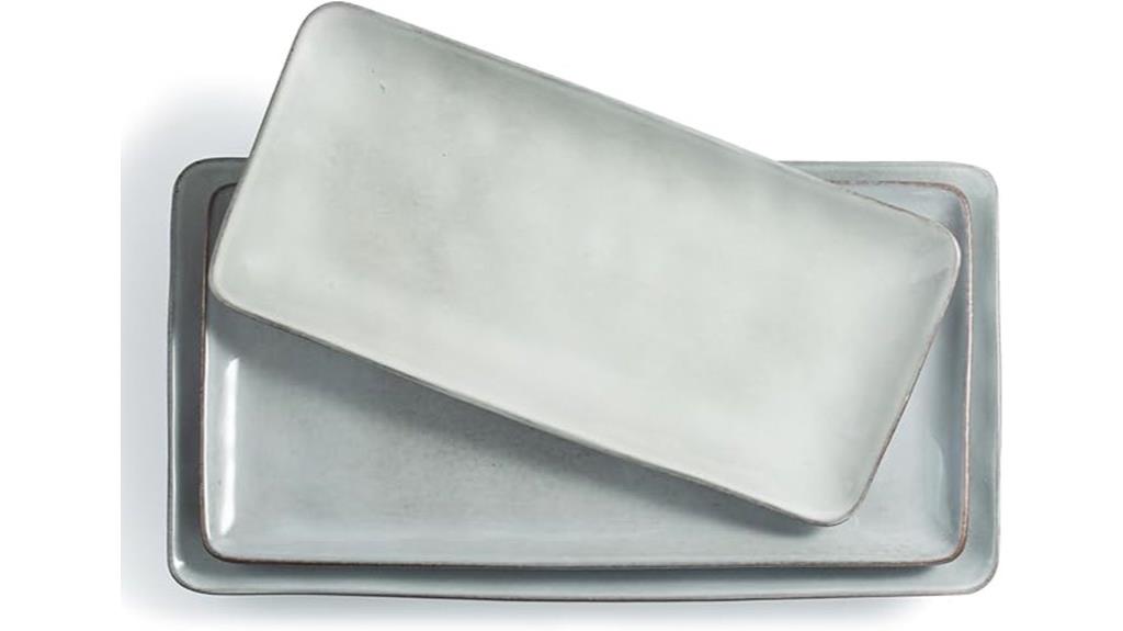 large rectangular serving platter