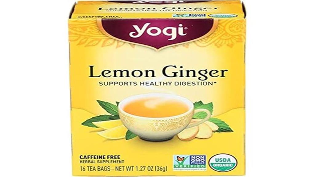 lemon ginger tea bags