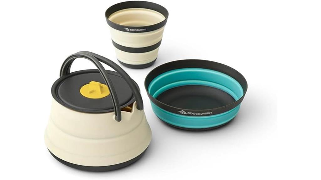 lightweight collapsible cookware set