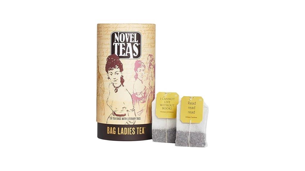 literary quotes tea bags